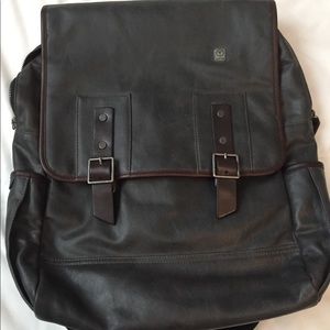 Tumi backpack (leather)
